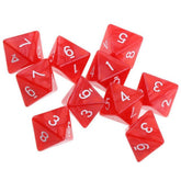 4-sided, 6-sided, 8-sided dice Dice D4, D6, D8